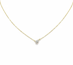 Collar con Colgante de Diamante Corte Pera para Mujer, Cadena de Serpiente de Oro de 10K, Joyería Minimalista para Uso Diario - Product Image 1