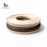 Bande de chant auto-adhésive en PVC, motif grain de bois, finition mate, rouleau de 22 mm de large, largeur personnalisable de 0,4 à 3 mm pour le bordage des étagères et des placards en contreplaqué