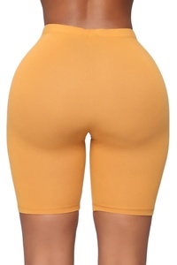 Custom logo Cotton Sexy Biker Shorts Women Girl Fitness <b>Booty</b> Short Woman Casual Short with Customized logo MADE BY HS 2027 - Product Image 3