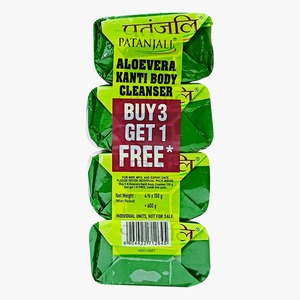 Nettoyant corporel à l'aloe vera Patanjali Kanti, 150 g – Achetez 3, obtenez 1 gratuit, multipack - Product Image 3