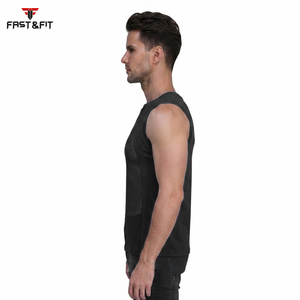 Camisetas sin Mangas de Secado Rápido, Ligeras, con Cuello Sólido, para Entrenamiento, Yoga, Running, Gimnasio, con Logotipo Personalizado, Venta Caliente - Product Image 3