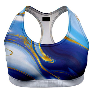 Soutien-gorge de sport sans couture pour femme, maintien élevé, avec logo frontal, bretelles réglables, tissu respirant pour le yoga - Nouvelle Arrivée, Meilleures Ventes - Product Image 5