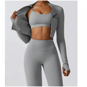 Leggings de Yoga de Secado Rápido con el Mejor Diseño, para Mujer, Diseño Sólido con Cierre Elástico en la Cintura, Servicio OME Personalizable - Product Image 1