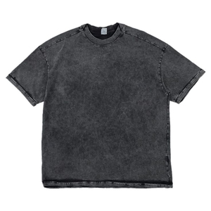 Wholesale Customized Logo <b>Ringer</b> Acid Wash <b>T</b>-<b>Shirt</b> Short Sleeves Casual Wear <b>Men</b> Acid Wash <b>T</b>-<b>Shirts</b> - Product Image 2