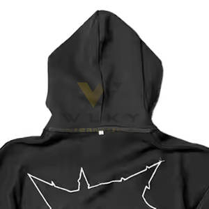 Vêtements pour hommes, grandes tailles, sweats à capuche en coton mélangé brodés, sweats à capuche en coton mélangé brodés effet vieilli, best-sellers - Product Image 6