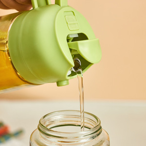Offre Spéciale : Pulvérisateur et Distributeur d'Huile 2-en-1 en Verre – Bouteille Vaporisateur d'Huile d'Olive pour Cuisine, Friteuse à Air, Barbecue – Gadget de Cuisine - Product Image 4