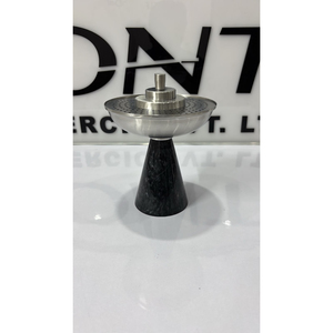 Brûleur d'encens en métal en gros, design moderne et minimaliste, Mubkhar arabe en acier inoxydable, support pour brûleur d'oud et de bakhoor pour la maison et le Ramadan - Product Image 5