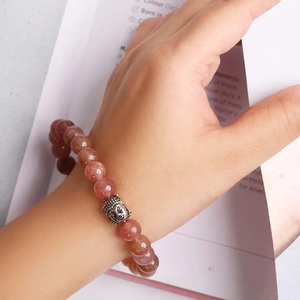 High Quality Sun stone Beads Buddha <b>Bracelet</b> Romantic Gift Fashion Charm Jewelry for Men Women Energy Meditation - Product Image 3