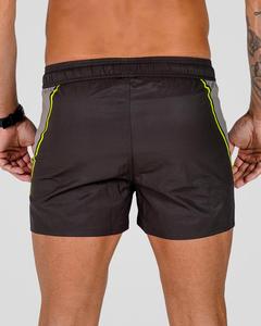 Nouveaux shorts décontractés pour hommes, en coton 100 %, tissu doux et respirant, taille avec cordon de serrage, légers et écologiques - Product Image 4