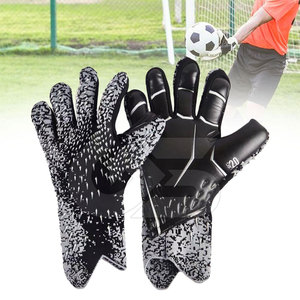 Dernier design, haute qualité, vente directe d'usine, gants de gardien de but en cuir fabriqués au Pakistan, antidérapants et imperméables - Product Image 4