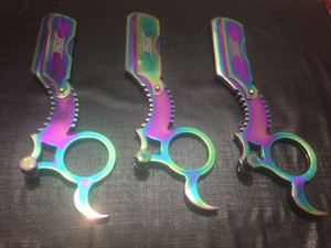 Barber <b>Razor</b> Professional Stainless Steel Classic Straight Edge Barber <b>Razor</b> For <b>Men</b> Salon Quality With Changeable Custom Logo - Product Image 6