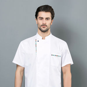 Conjuntos de Uniformes de Chef Casuales Personalizados Unisex de Spandex/Poliéster, Logotipo, Tallas y Colores Personalizados para Personal de Restaurantes, Bares y Hoteles, para Todas las Temporadas - Product Image 5