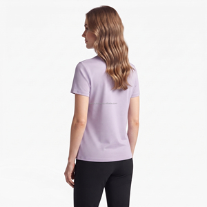 Camisetas de Golf de Manga Corta para Mujer, de Alta Calidad, 100% Poliéster, Transpirables, Tejido Jersey Sólido de 220g, Ropa Deportiva Informal de Secado Rápido - Product Image 3