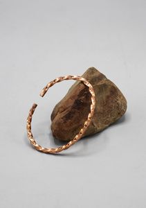 Stylish Copper <b>Bracelet</b> For Yoga Meditation And Holistic Healing Lifestyle With Adjustable Handmade Open Cuff Design - Product Image 6