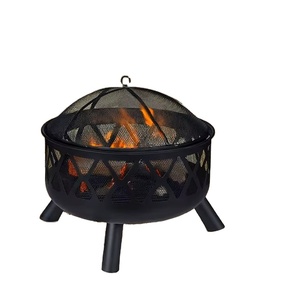Linea Exports Inc. Brasero Grande de Metal para Exteriores, Brasero para Leña para Patio y Jardín, Quemador de Leña para Interiores y Exteriores - Product Image 1