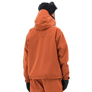 Veste de ski haut de gamme pour femmes, imperméable, rembourrée, coupe-vent, respirante, thermique, manteau d'hiver pour l'extérieur, logo personnalisé OEM - Product Image 3