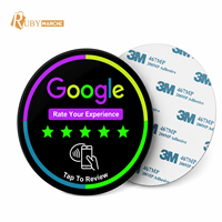 Carte NFC personnalisée pour les avis Google avec puce NFC intégrée, carte intelligente en PVC pour la promotion de votre entreprise