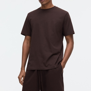 Best Quality 100% Cotton Men's Summer Athletic Fitted Shorts with <b>Elastic</b> Waist Quick-Drying <b>String</b> Pockets Bermuda Style - Product Image 4