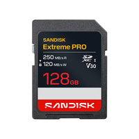 Carte mémoire SDXC UHS-I Extreme Pro 128 Go V30 250 Mo/s en lecture, 120 Mo/s en écriture pour appareil photo SDSDXXJ-128G-GSCIN