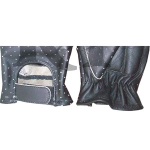 Gants en cuir véritable Keven Impex KI-1102 de haute qualité, nouveau style, noirs, pour hommes, printemps/été, sports de plein air, voyage, vente en gros - Product Image 6