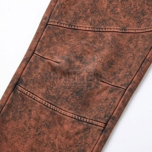 Conjunto Deportivo para Hombre con Efecto Desgastado, Chaqueta con Capucha y Cremallera Completa, Pantalones Jogger a Juego, Ropa Urbana y Moderna de Dos Piezas - Product Image 5