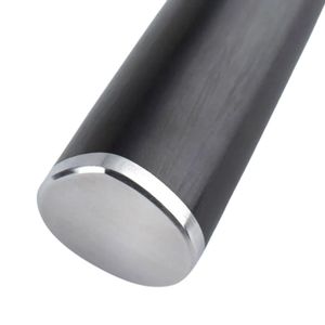 Couteaux de cuisine asiatiques classiques de 7 pouces, style Damas, en acier inoxydable, couteaux de chef pour couper, avec manche ergonomique noir pour une utilisation en cuisine - Product Image 2