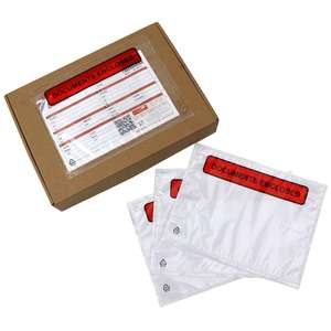 Sobres para Lista de Empaque al por Mayor, Autoadhesivos, Transparentes, Impermeables, con Bolsa para Facturas Adjuntas |   Servicio de Mensajería y Logística para Comercio Electrónico - Product Image 1