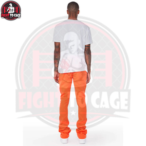 2026 Custom Logo Men's <b>Flared</b> Joggers Lightweight Canvas Fabric Breathable Quick Dry Casual Drawstring Closure High Street Baggy - Product Image 4