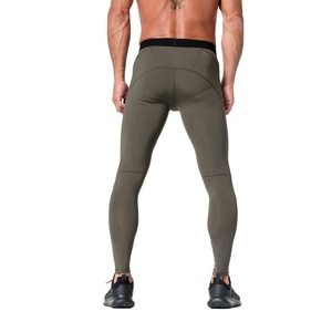 Collants de compression pour hommes en coton et fibre de bambou 240 GSM, soutien musculaire, respirants, antibactériens, taille élastique, pour la gym - Product Image 5