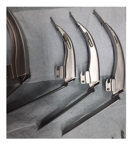 New Arrival Macintosh Fiber Optic Laryngoscope Set Single-Use 4 Blades Manual Power Source Stainless Steel <b>Instruments</b> CE - Product Image 4