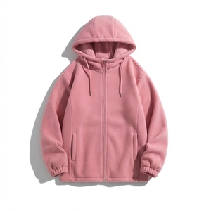 Custom Logo <b>Men</b> Fleece Lined <b>Zip</b> Up <b>Hoodie</b> Sherpa Lined Hooded Sweatshirt Casual Streetwear - Product Image 4