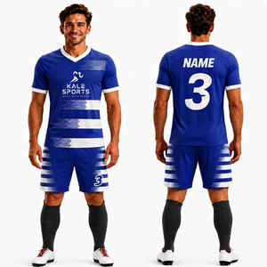 Camisetas y Pantalones Cortos de Fútbol Retro de Diseño Personalizado, Uniforme de Fútbol para Hombre, Uniforme de Entrenamiento para Jugadores de Fútbol Juveniles - Product Image 1