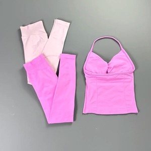Conjunto Deportivo Sin Costuras para Mujer, Leggings de Yoga de Cintura Alta y Sujetador Deportivo con Soporte, Ropa Deportiva - Product Image 4