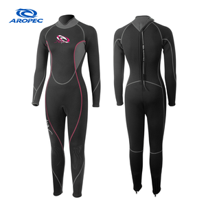 ชุดดำน้ำนีโอพรีนระดับไฮเอนด์ หนา 3 มม. พร้อมซิปไทเทเนียม ชุดเว็ทสูทแบบเต็มตัวสำหรับเล่นเซิร์ฟและดำน้ำ รับสกรีนโลโก้ - Product Image 1