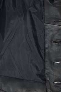 Veste en cuir Nappa noir véritable 100% personnalisée pour homme, style décontracté de luxe, fabrication OEM en gros, marque privée - Product Image 5