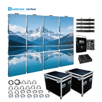 Écran LED d'extérieur P2.6 P2.9 P3.91, 3 x 4 mètres, étanche, 500 * 500 mm, écran LED mural, panneau d'affichage LED pour location