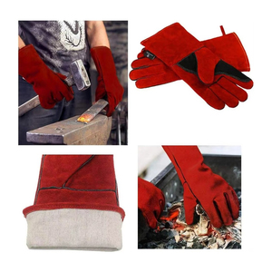 High <b>Top</b> Quality Tig Welding Gloves Heat Resistant Leather Wholesale Manufacture Safety Product Made in Pakistan - Product Image 2