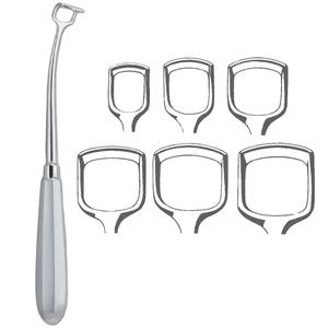 Curetas Adenoides Beckmann Quirúrgicas Caronia, Instrumentos Quirúrgicos Manuales de Acero Inoxidable para Cirugía General, Modelo CS-RSH-1206 CE - Product Image 1