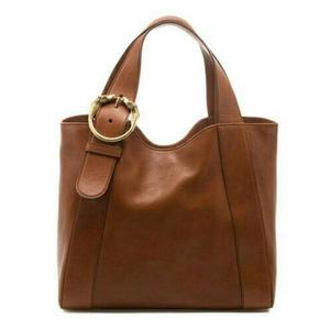Fashionable Ladies Purse Brown Color Leather Handbags For Party Events Luxury Bags Girls Uses Fancy Purse Western Style - Product Image 1