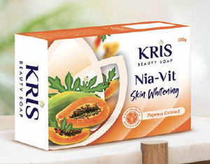 Jabón de Belleza Kris de Alta Calidad con Extracto de Papaya - Product Image 1