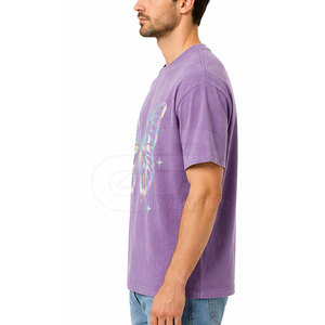 Camiseta Moderna con Diseño Reflectante para Hombre, Premium, Oversize, Estilo Urbano, con Corte Cómodo y Relajado - Product Image 6