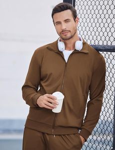 Conjunto Deportivo de Alto Rendimiento para Hombre, Chaqueta de Entrenamiento con Cierre Completo, Pantalones Deportivos Ligeros - Product Image 6