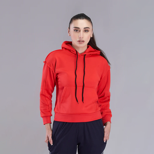 Sweat à capuche en toile pour femme, sur mesure, respirant, tendance, élégant et confortable, à prix raisonnable - Product Image 4