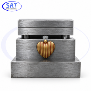 Troqueles de corte de joyería HeartCraft de oro y plata, moldes personalizados con forma de corazón, troquel de grabado y conformado de metal de oro y plata, Singapur Perú - Product Image 1