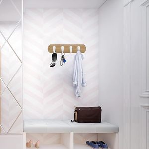 Gancho de Pared Metálico Blanco Moderno, Decorativo, Impermeable, Antioxidante, con Tornillos, Gancho Resistente para Colgar Ropa - Product Image 5