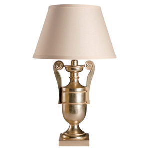 Lampe de table colonne en métal nickel poli moderne avec abat-jour noir pour table à manger, lampe décorative à prix abordable - Product Image 2