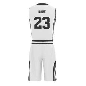 Uniforme de basketball pour hommes 2026 en polyester respirant à 100 %, grande taille, avec impression par sublimation personnalisée et transfert thermique, anti-humidité - Product Image 3