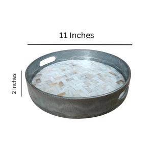 Plateau en émail en gros, plateau en émail pour articles cadeaux, plateau en émail au design rétro - Product Image 4