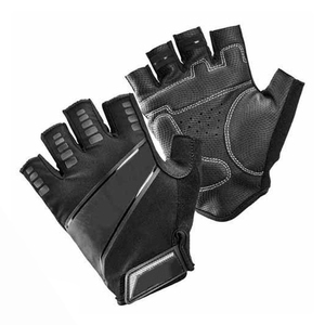 Gants de cyclisme en microfibre véritable, respirants avec dos en maille aérée, équipement haut de gamme, gants de vélo avec grip en silicone texturé pour la conduite décontractée - Product Image 4