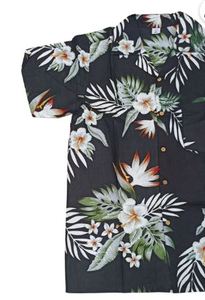 Lightweight Summer Casual Cotton <b>Shirt</b> Men Daily Outdoor Wear Floral Pattern Quick Dry <b>Half</b> Sleeve for Regular Use at Best Price - Product Image 5